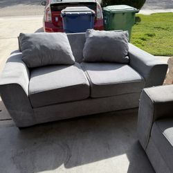 Living Spaces Couch And Loveseat