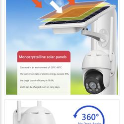 Solar outdoor Security Camera 