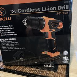 New Torelli 12v Cordless Li-ion Drill