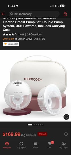 Momcozy M5 wearable breast pump