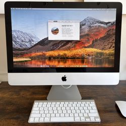 iMac 21.5” Late 2009 With Wireless Keyboard And Mouse