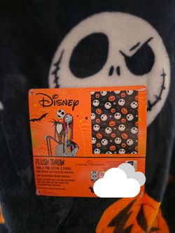 Disney Nightmare Before Christmas Plush Throw Blanket