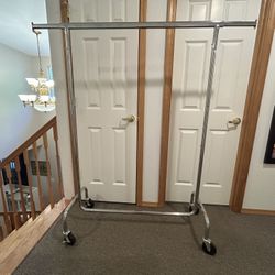metal clothing rack