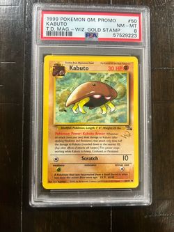 Kabuto [W Stamped] 50/62 Wizard Stamp Promo TD Magazine GM Fossil 1999 🔱