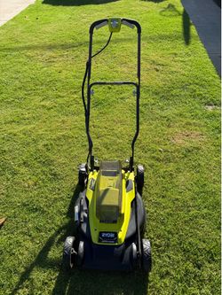 Ryobi 40V Cordless 18” Lawn Mower w/ Battery & Charger – Works Great