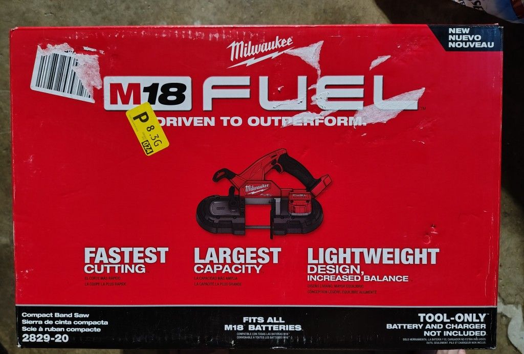 Milwaukee Fuel Band Saw