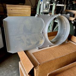 12" Blast Gate for dust collection 12" diameter cast aluminum