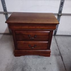 Solid Wood Night Stand $50.00