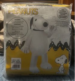 New Peanuts Snoopy Halloween Inflatable Costume Adult
