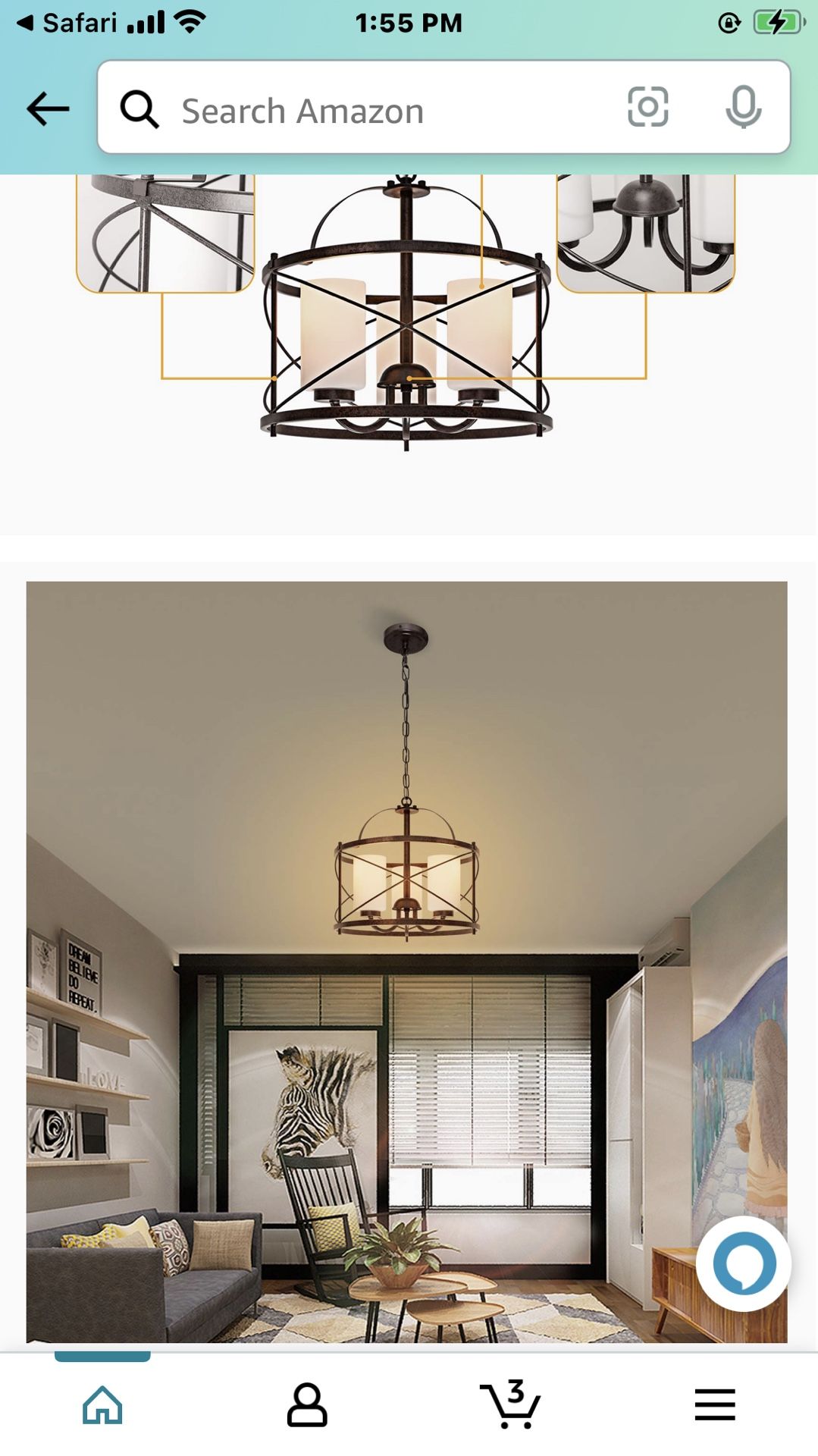 Pendant Light From Amazon