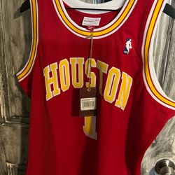 Brand New Mitchell & Ness Rockets  McGrady Jersey Size Xl