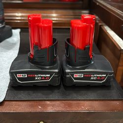 Milwaukee M12 4.0 Battery