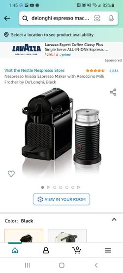 Nespresso With AEROCINNO machine (Delonghi)