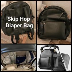 Skip Hop Diaper Bag Black