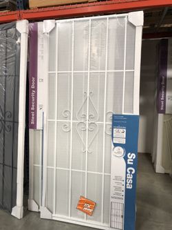 Steel security door