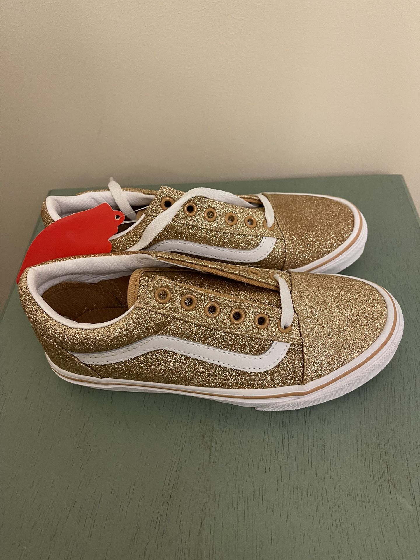 Girls Glitter Vans size 3