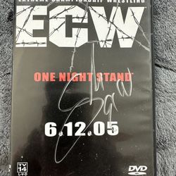 SABU AUTOGRAPHED ECW “ONE NIGHT STAND” DVD 