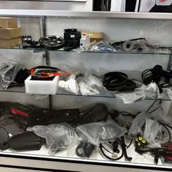 We Have All The Surron Original Parts, Throttle, Break Pads, Charger.  Chain, Ignition, Tubes, Tire