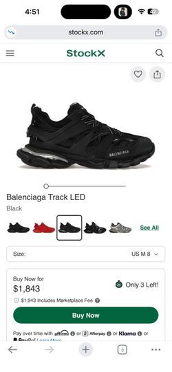 Lv size 9.5 led tracks size 10