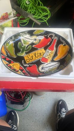 Brand New 2 Piece Ceramic Chip N Dip Set