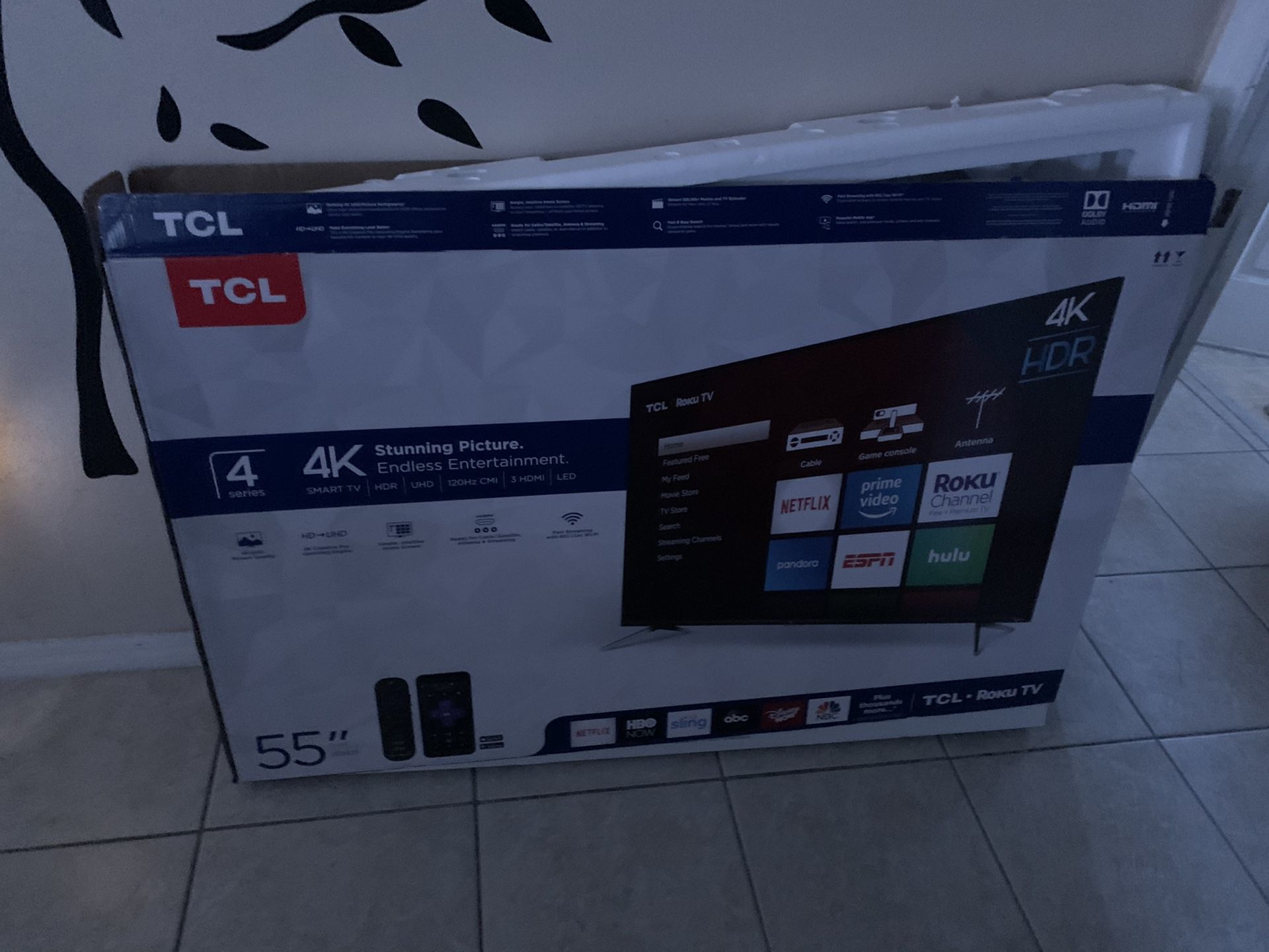 Tcl 55 Inch tv