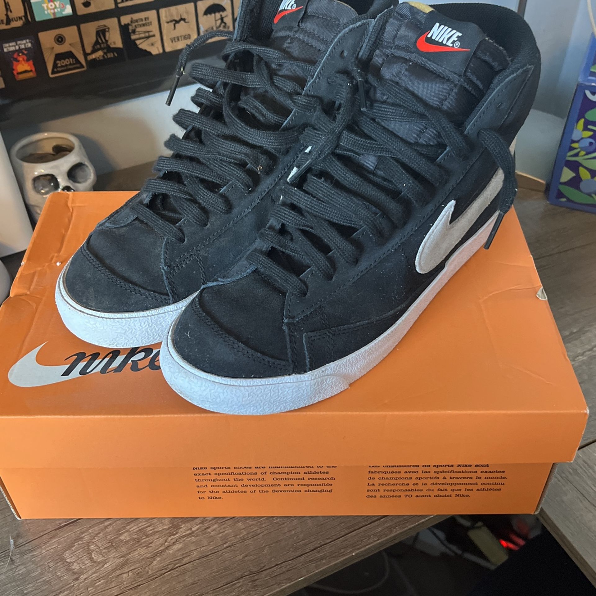 Nike Blazer Mid ‘77 Vintage Good Condition In Box Unisex Men’s Size 8 Women’s Size 9.5