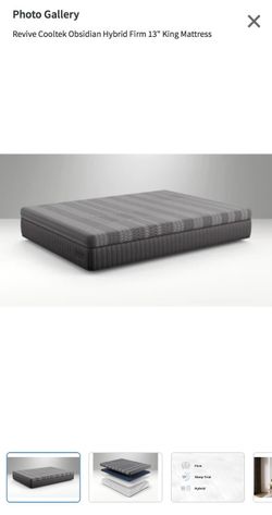 Revive Cooltek Obsidian Hybrid Firm 13" King Mattress