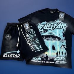 Medium Hellstar Set Shirt And Shorts 