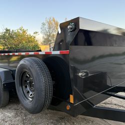 New 8x2x14 Scissor Lift Hydraulic Dump Trailer Fully Loaded 💪🏻