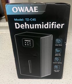 NEW OWAAE TZ-C4S Mini Dehumidifier Bedroom Bathroom Home
