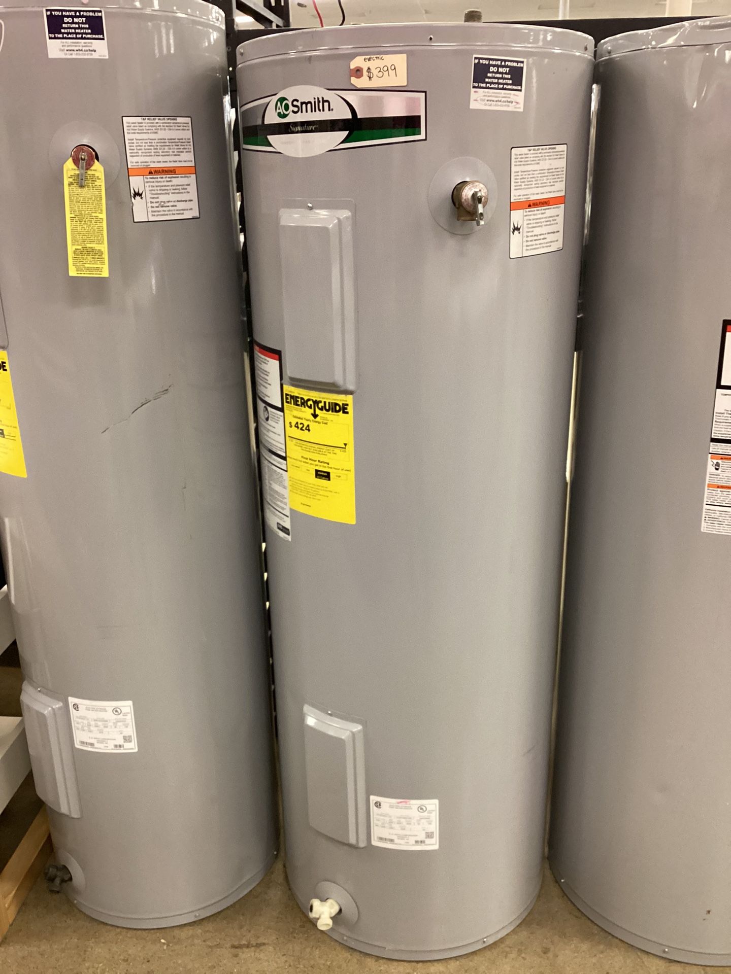 AO Smith 50 Gallons Electric Water Heater