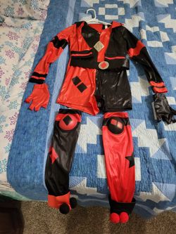 Girls Harlequin Costume Size 10-12