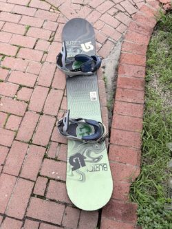 Burton 144cm Snowboard With Bindings 