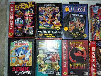 Home Gaming ( Collector ) Classic Video games buy it retro old Sega Genesis  ! 