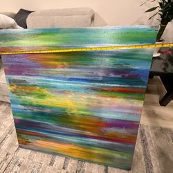 Painting - cuadro de colores 35x37"