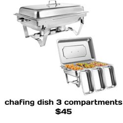 Stainless Steel Warmer Food Chafing Dish Buffet Trays Catering Trays Charolas Para Mantener Caliente La Comida 