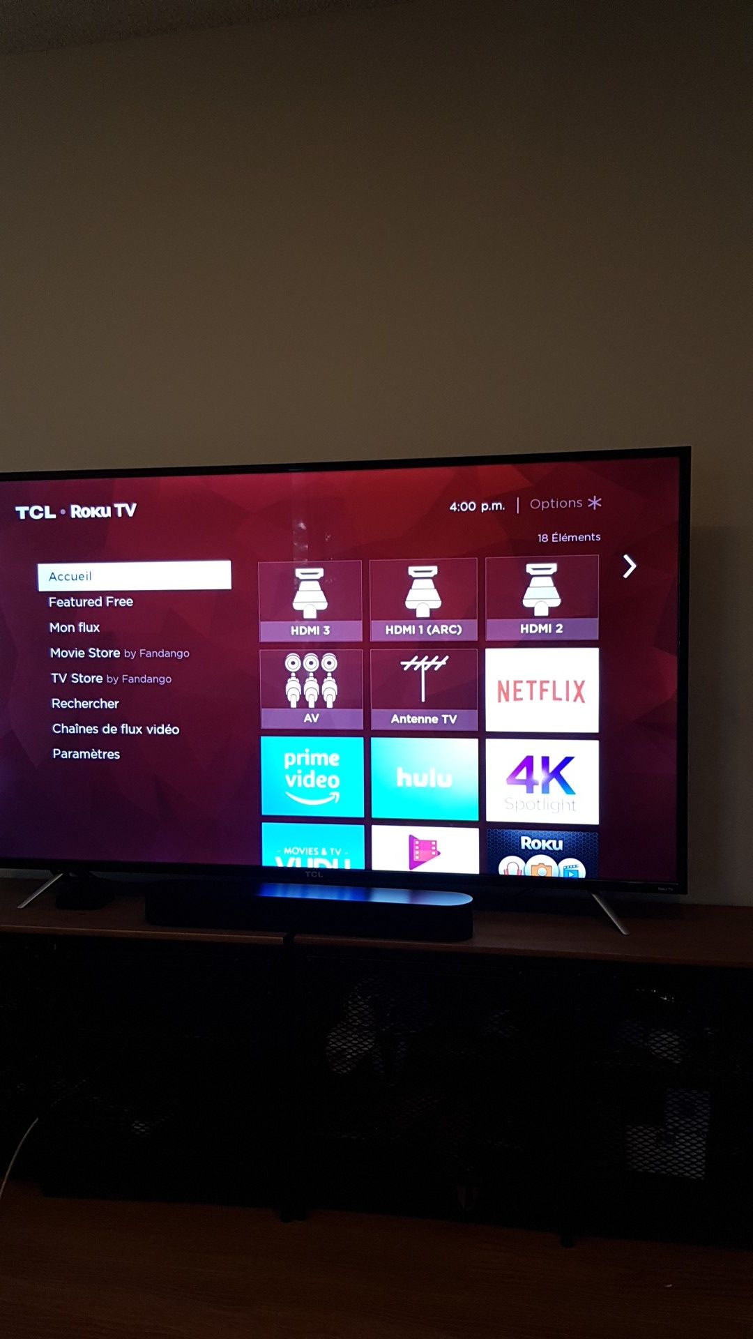 TCL 65" Class - LED - 4 series - 2160p - 4K UHD TV with HDR - Roku TV