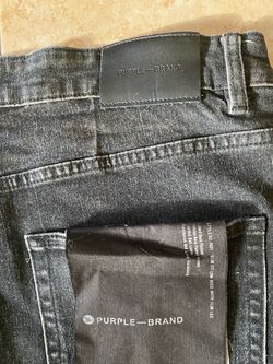 Purple jeans