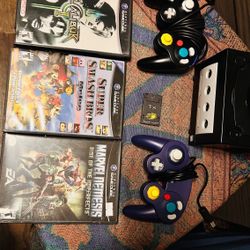 GameCube With Games (sold Together Only)