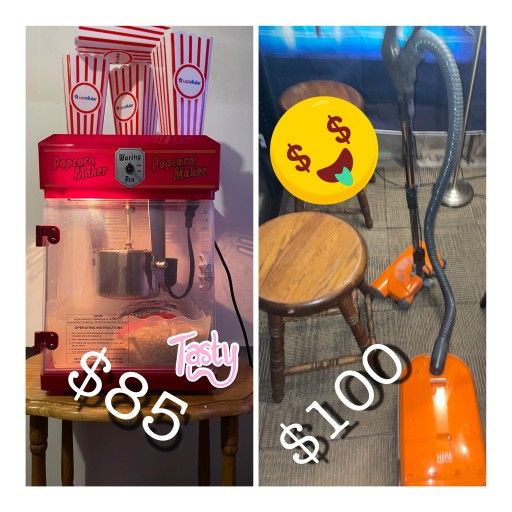 Popcorn ๐ฟ maker @ vacuum cleaner