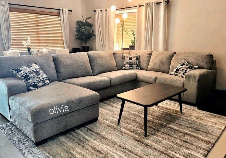 Ballinasloe 3 Piece Sectional %couch,Ashley Brand New  Sofa
