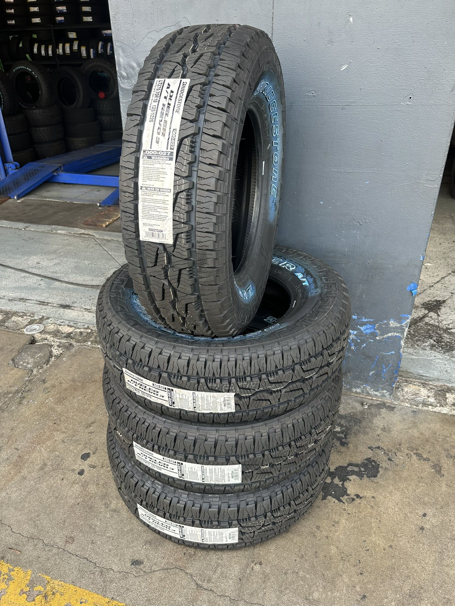 275/70/18 New Set Of Bridgestone AT Tires Installed