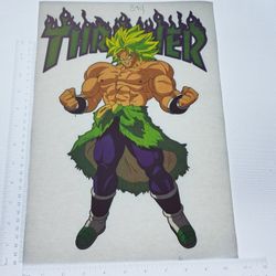 Iron On Heat Transfer  Good For T-shirts Sweaters Jackets T Shirt Design Size Is About 14x10 Thrasher #394