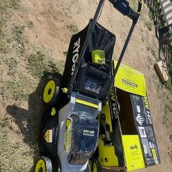 40V HP Brushless 20 in. Cordless Battery Walk Behind Push Mower with 6.0 Ah Battery and Charger