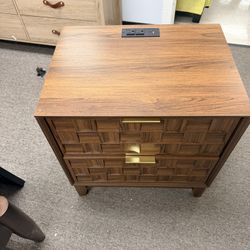 21’ Modern Wood Nightstand 