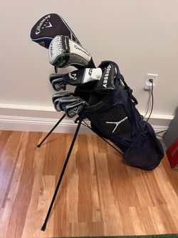 Callaway Golf - ALL STIFF 2024 Edge & Hyper X Driver, TaylorMade 3, Odyssey Putter Set with Bag