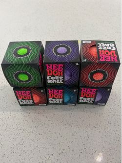 Nee Doh Fuzz Ball Tactile Sensory Squeeze Toy