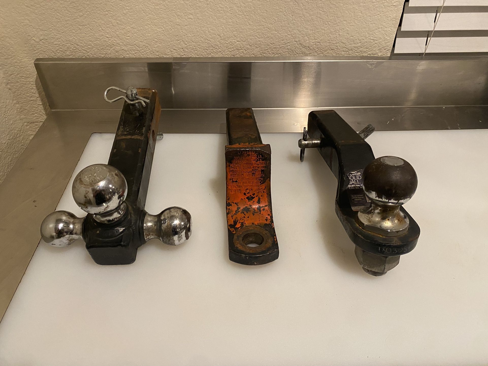 Ball Mount And Hitch Receiver Variety 