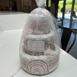 Boho Diaper Cake