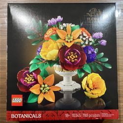 Lego 10345 Botanicals Collection Flower Arrangement 1161 pcs - Sealed In Box!